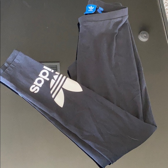 Black new adidas leggings - Picture 1 of 2